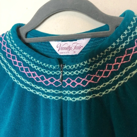 Vintage Vanity Fair House Dress Pajama Dress Size Small - Picture 3 of 6